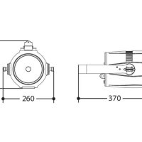 Светодиодный прожектор STUDIOCOBFCBK