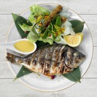 Дорадо на мангале