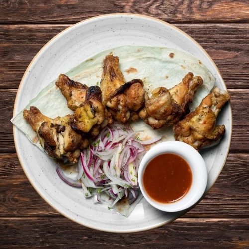 Крылышки на мангале