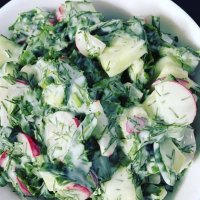 Редиска с огурцом