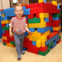 Гигантский конструктор GigaBloks LECO 150 деталей