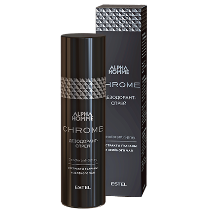 Дезодорант-спрей ESTEL ALFA HOMME CHROME MMXVIII 100 МЛ