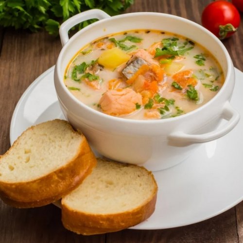 Уха из семги