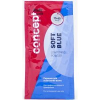 Порошок для осветления волос Soft blue lightening powder Concept 30 гр
