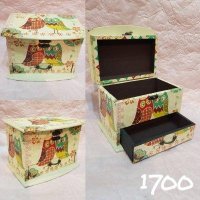 Шкатулка комод "Совы"