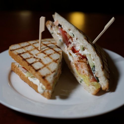 Сэндвич с лососем