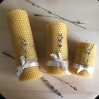 Свечи-бочата из вощины 