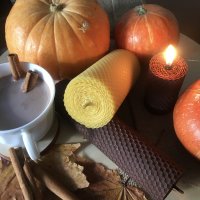 Свечи-бочата из вощины 