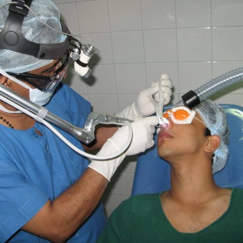 Синусотомия +редукция носовых раковин