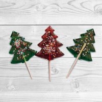 Открытка с леденцом "От Дедушки мороза"