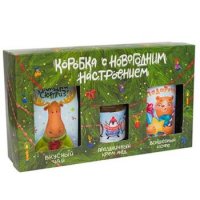 Подарочный набор из 3 продуктов «Коробка с новогодним настроением»