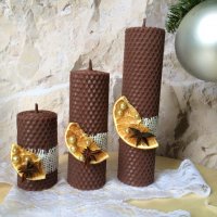 Набор каминных свечей (3шт)