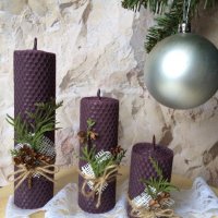 Набор каминных свечей (3шт)