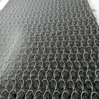 Современные шторы. Вышивка на сетке.