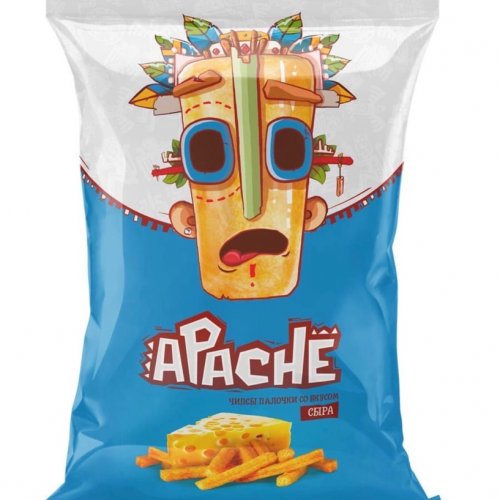 Пшеничные чипсы-палочки Апачи (Apache) со вкусом Сыра