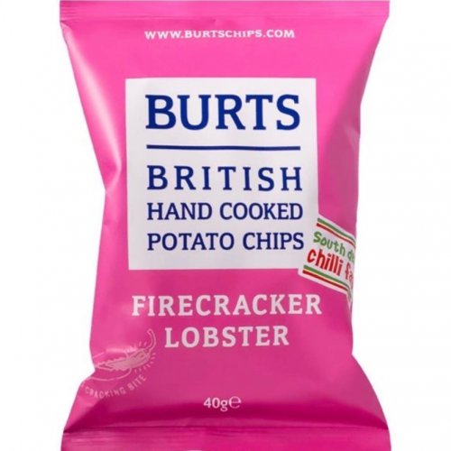 Чипсы картофельные "Burts Firecracker Lobster",