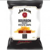 Чипсы картофельные "Jim Beam Bourbon Whiskey Potato Chips",