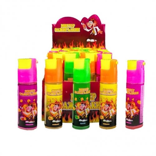 Жидкая конфета-спрей "Мистер зажигалкин "