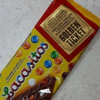 Молочный шоколад с цветным шоколадным драже