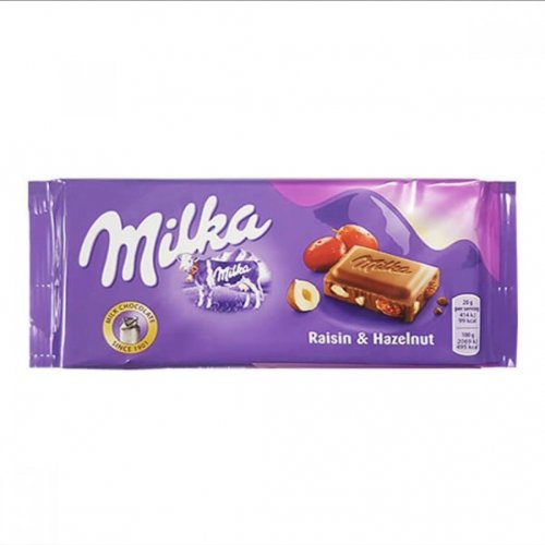 Шоколад Milka Raisins&Hazelnuts