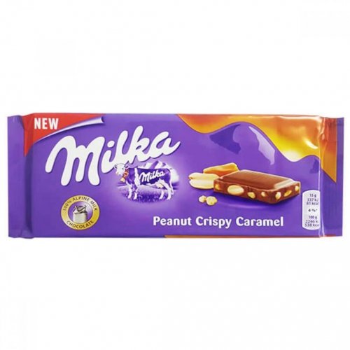 Milka Peanut Crispi Caramel