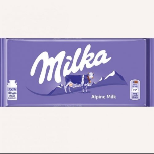 Молочный Альпийский шоколад Милка