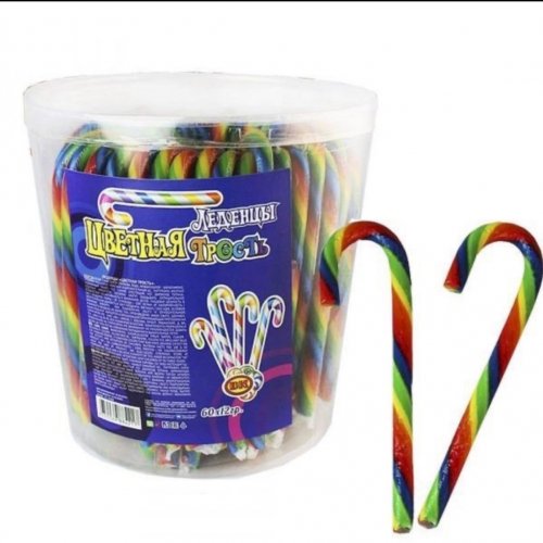 Канди-Карамель леденцовая" Трость "