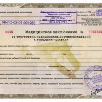 Справка на оружие