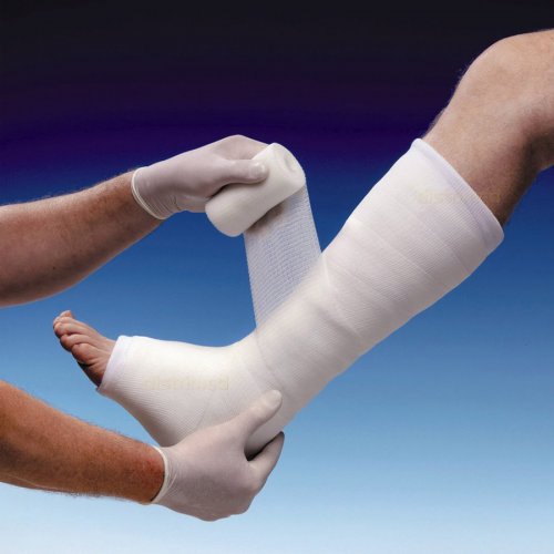 Перевязка с использованием полиуретановых бинтов (Скотч -Каст)