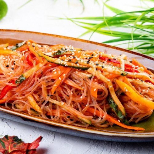 Фунчоза с овощами