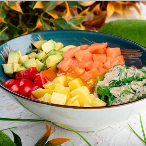 Поке с лососем