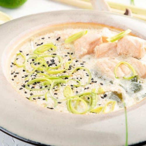 Сливочный с лососем