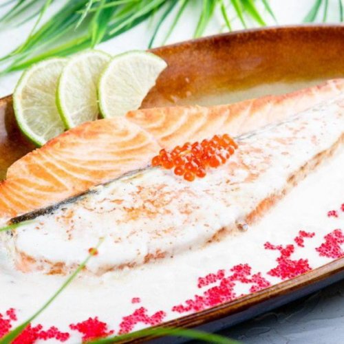 Стейк лосося