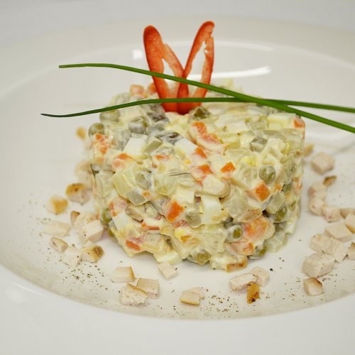 Оливье без мяса