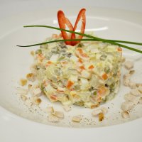 Оливье без мяса