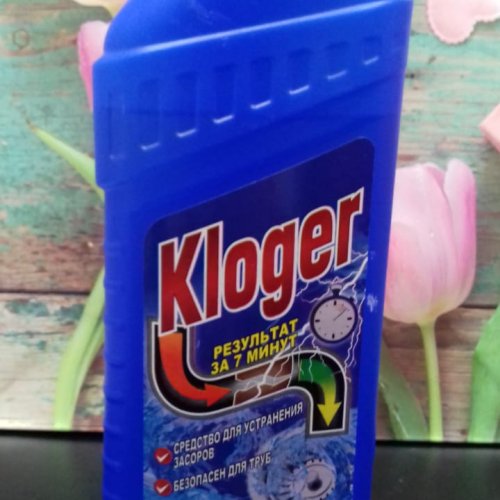 Средство для устранения засоров Kloger