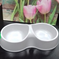 Миска для кошек двойная