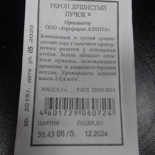 Укроп Душистый