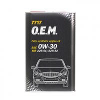 MANNOL O.E.M. for Mercedes Benz 0W30 SN/CF 7717   1L METAL