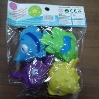 Рыбки резиновые со свистком