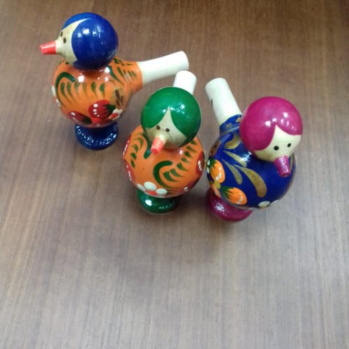 Свисток деревянный Птичка