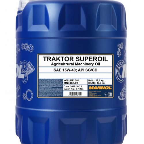 MANNOL Traktor Superoil 15W40 SG/CD  20L