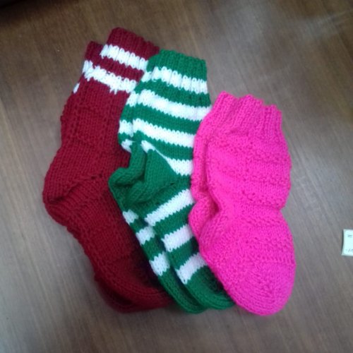 Носочки вязанные детские