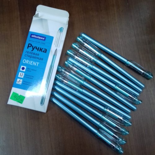 Ручка гелевая стираемая Orient цвет синий
