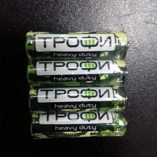 Батарейки пальчиковые Трофи