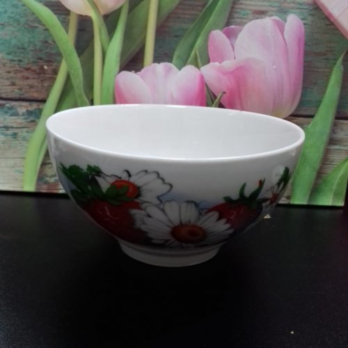 Пиала Клубника фарфор