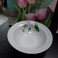 Тарелка суповая большая Лилия