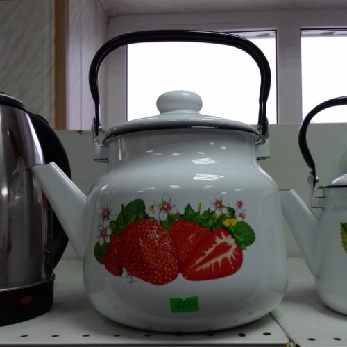 Чайник эмаль Клубника