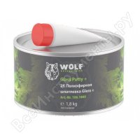       WOLF       шпаклевка стекловолкно GLASS 1.8kg #1