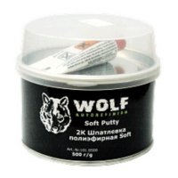     WOLF         шпаклевка мягкая SOFT& FINE 1kg  #1